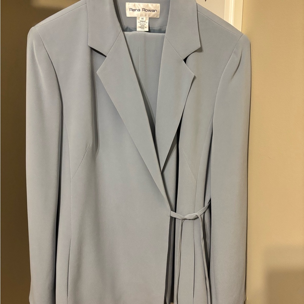 Rena Rowan Ice Blue Pantsuit